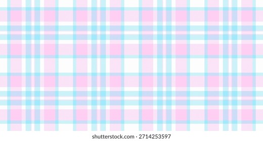Vector de tela de patrón rayado, textura de fondo tradicional sin costuras. Sitio web tartán a cuadros textil a cuadros en blanco y paleta de colores claros.