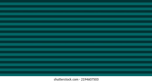 Patrón rayado. Textura azul turquesa verde Patrón de rayas vectoriales sin soldadura Bandas paralelas horizontales. Para recubrimiento de papel tapiz Tejido textil Resumen de fondo geométrico. Línea de diseño simple