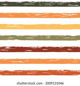 Striped pattern with grunge brush strokes on white background. Good for textile prints, apparel, scrapbooking, stationary, wallpaper, bedding, wrapping paper, etc. EPS 10