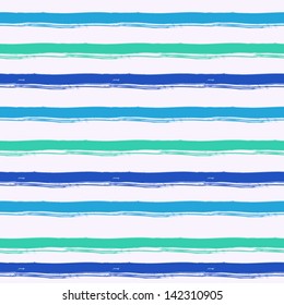 Striped pattern inspired by navy uniform in shades of aqua blue. Texture for web, print, wallpaper, home decor, spring summer fashion fabric, textile, invitation or website background. Marine set.