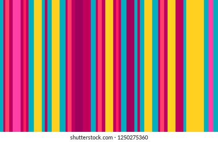 Striped Pattern, Multicolor Background, Colorful Mexican Traditional Sarape