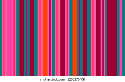 Striped Pattern, Multicolor Background, Colorful Mexican Traditional Sarape