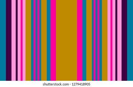 Striped Pattern, Multicolor Background, Colorful Mexican Traditional Sarape 