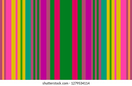 Striped Pattern, Multicolor Background, Colorful Mexican Traditional Sarape
