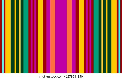 Striped Pattern, Multicolor Background, Colorful Mexican Traditional Sarape
