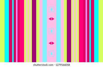 Striped Pattern, Multicolor Background, Colorful Mexican Traditional Sarape