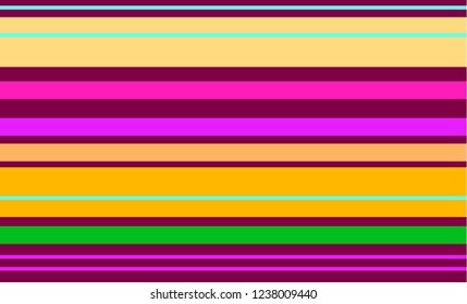Striped Pattern, Multicolor Background, Mexican Sarape