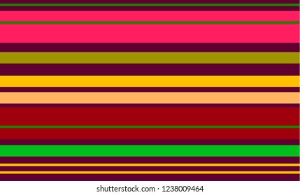 Striped Pattern, Multicolor Background, Mexican Sarape