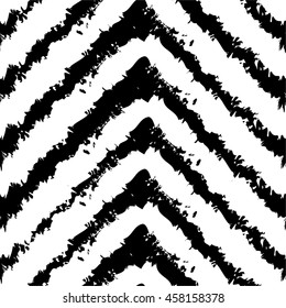 Striped pattern, scribble, diagonal seamless vector background.