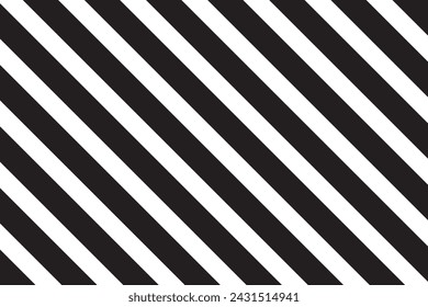 Striped pattern, seamless black and white texture