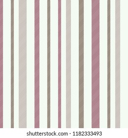 Striped pattern seamless fabric texture. Vector illustration.