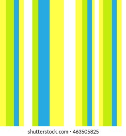Striped pattern with stylish and bright colors. Blue and yellow lines