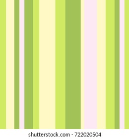 Striped pattern with stylish and bright colors. Green and yellow stripes. Background for design in a vertical strip. Boho style