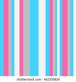 Striped pattern with stylish colors. Pink and blue stripes.