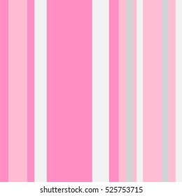 Striped pattern with stylish colors. Pink and grey stripes. Background for design in a vertical strip
