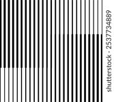 Striped pattern vector image,vertical halftone black and white,abstract and modern design,can be for background or barcode ideas