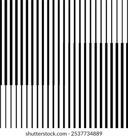 Striped pattern vector image,vertical halftone black and white,abstract and modern design,can be for background or barcode ideas