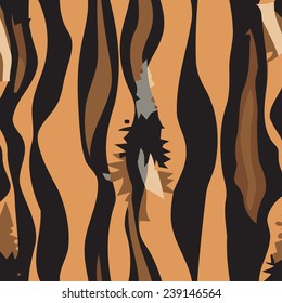 Striped patterned frame in the form of square tiles