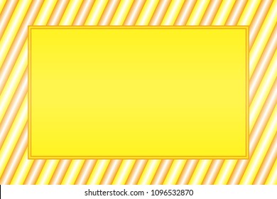 Striped photo frame