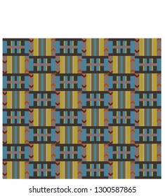 striped plaid for seamless printing