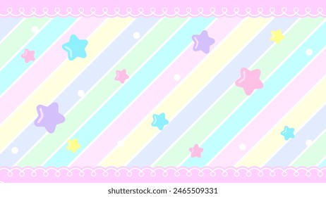 Striped Pop Star Pattern Backgrounds Web graphics	