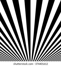 Striped poster background. Black and white texture.