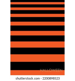 Striped poster background for Halloween