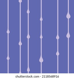 A striped purple seamless pattern with raindrops