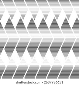 Striped Rhombus  Decorative seamless pattern. Repeating background. Tileable wallpaper print.