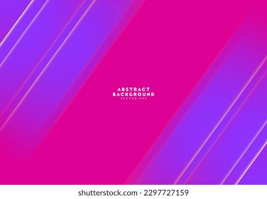 striped ribbon gradient violet technology science theme background for advertisement product banner and label website template landingpage vector eps