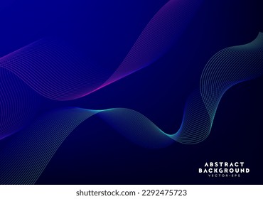 striped ribbon line pattern neon violet  background for advertisement product banner and label website template landingpage vector eps.