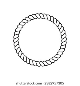 striped rope icon vector template illustration logo design