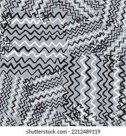 Striped seamless abstract vector pattern with different parallel and perpendicular lines for textile print, backdrop and background, fabric design, wallpaper, digital paper, wrapping deco.