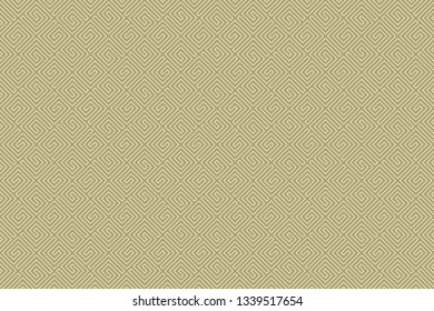 Striped seamless geomitrical pattern. Stylish monochrome trellis. Sacred geometry background. Square grid. Maze.
