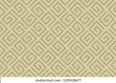 Striped seamless geomitrical pattern. Stylish monochrome trellis. Sacred geometry background. Square grid. Maze.