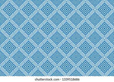 Striped seamless geomitrical pattern. Stylish monochrome trellis. Sacred geometry background. Square grid. Maze.