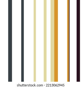 striped seamless pattern Balanced stripe patterns consist of several vertical, colored stripes of different sizes, stripes are often used for wallpaper, upholstery and shirts.
