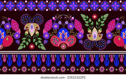 Patrón sin costuras. Papel colorido abstracto ornamental. Fondo azteca vectorial tribal. Frontera étnica tribal. Marcos de folk Navajo. Fondo tribal geométrico.