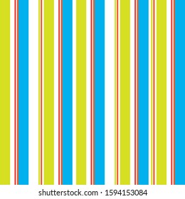 Striped seamless pattern. Colorful line vector background. Cheerful colors with fun stripes