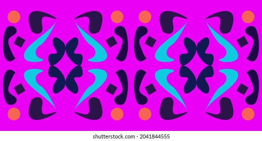 Striped seamless pattern. Floral wallpaper