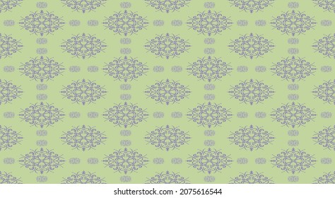 Striped seamless pattern. Floral wallpaper, ornamental lines. Geomentric border seamless pattern. Stylized flowers and shapes. Design for cover, carpet, wrapping paper, fabric, textile