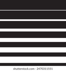 Patrón sin costuras a rayas con línea Horizontal. Diseño gráfico de moda en blanco y negro. Fondo gráfico estricto. Estilo retro. Patrón de rayas sin costuras. 11:11