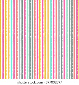 Striped seamless pattern. Lines, brush strokes. Abstract background texture, wallpaper 