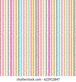 Striped seamless pattern. Lines, brush strokes. Abstract background texture, wallpaper 
