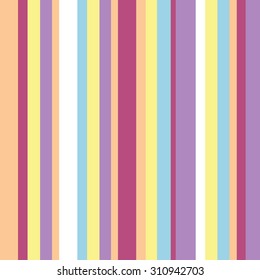 Striped  seamless pattern, pastel colors. Vector illustration