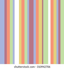 Striped  seamless pattern, pastel colors. Vector illustration