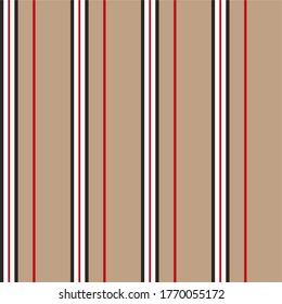  Striped seamless pattern suitable for fashion textiles, graphics. Vertical Stripes Vector Patterns. Modern Striped on beige Backgrounds.