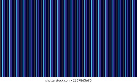 Striped Seamless pattern vector Background Colorful stripe abstract texture Fashion print design. Vertical parallel stripes Wallpaper wrapping fashion Fabric design. Textile swatch Dark Blue Turquoise