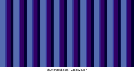 Striped Seamless pattern vector Background Colorful stripe abstract texture Fashion print. Vertical parallel stripes Blue Wallpaper wrapping fashion Fabric design. Textile swatch Light, Dark Blue line
