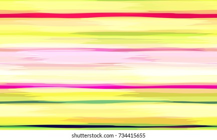 Striped Seamless Pattern in Watercolor Style. Hand Drawn Pattern with Stripes. Fashion Design. Cover, Fabric, Ad Design Texture. Holiday Seamless Background